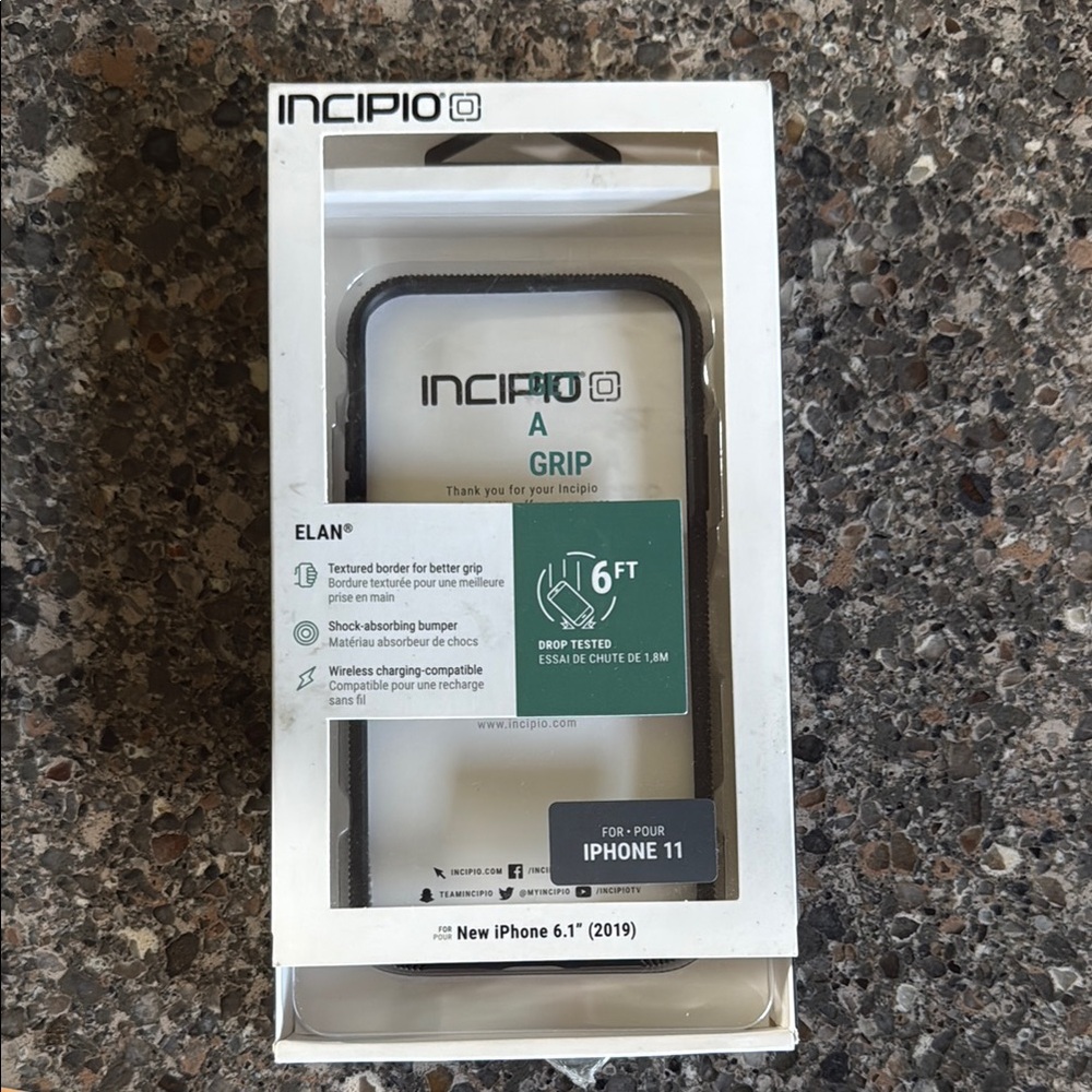 Incipio Black Grip Case for iPhone 11